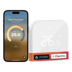 Meross - Thermostat intelligent Wi-Fi pour système de chauffage par le sol électrique