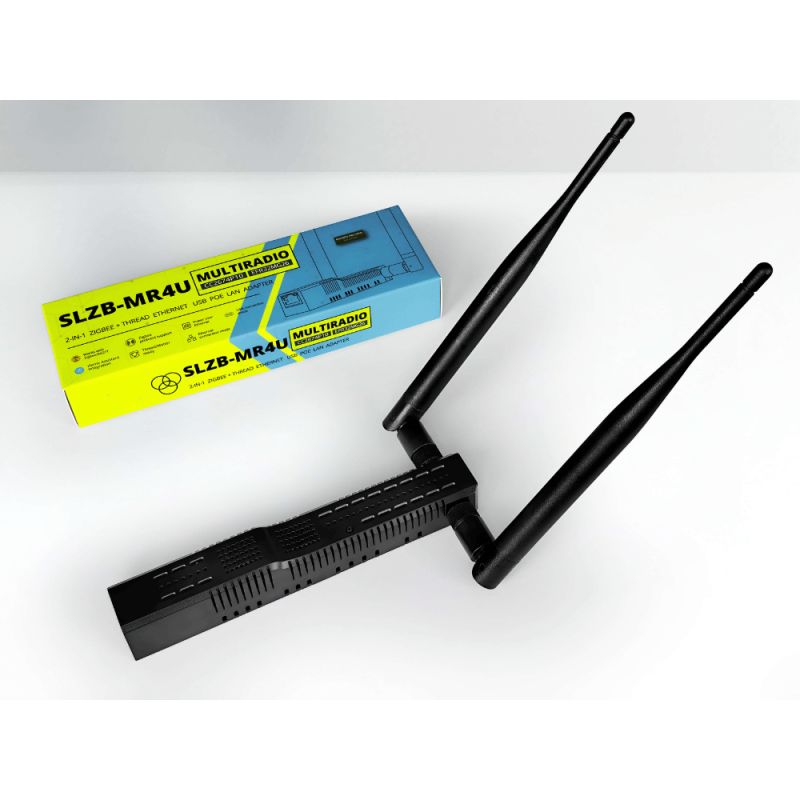 SMLIGHT SLZB-MR4U - Coordinateur modulaire Zigbee + Thread (CC2674P10 + EFR32MG26)+ USB sur Ethernet