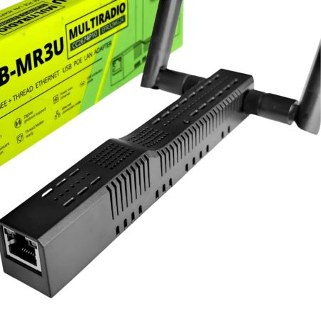 SMLIGHT SLZB-MR3U - Coordinateur modulaire Zigbee + Thread (CC2674P10 + EFR32MG24) + USB sur Ethernet