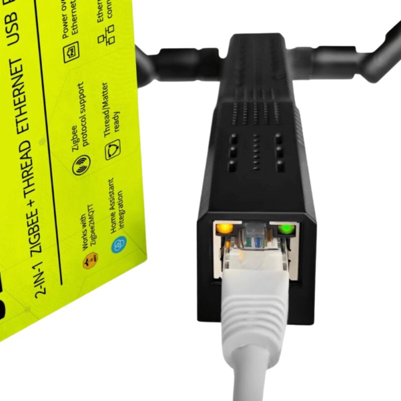 SMLIGHT SLZB-MR3U - Modularer Zigbee-Koordinator + Thread (CC2674P10 + EFR32MG24) + USB über Ethernet