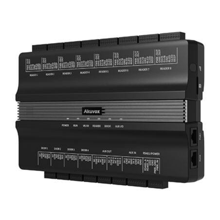 Akuvox A095S – Zugangskontrollmodul für 4 Türen | 100.000 Benutzer | PoE | WLAN
