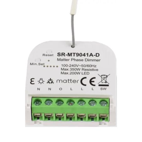 Sunricher SR-MT9041A-D - Micro-variateur intelligent double technologie Matter over Thread + Zigbee 3.0 