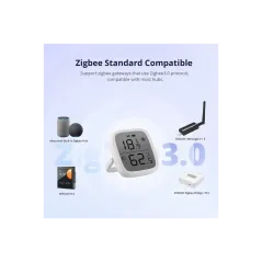 SONOFF SNZB-02D - Zigbee 3.0 Temperatur- und Feuchtigkeitssensor mit LCD-Bildschirm