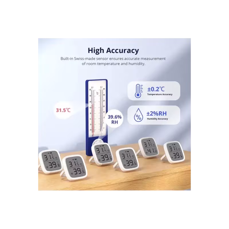 SONOFF SNZB-02D - Capteur Température Humidité ZIGBEE Écran LCD