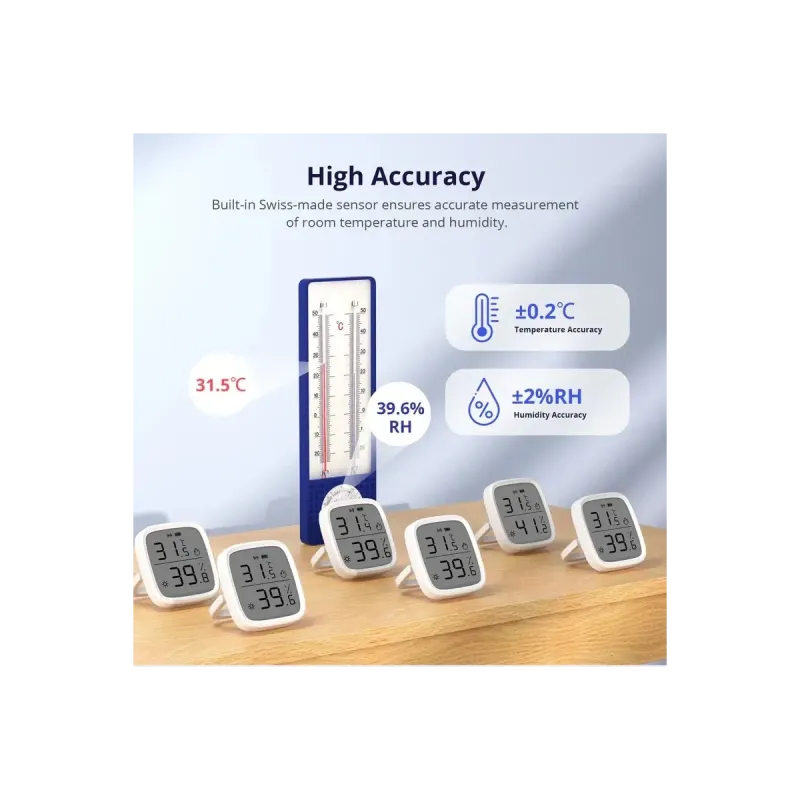 SONOFF SNZB-02D - Temperatur Luftfeuchtigkeit Sensor ZIGBEE LCD-Display