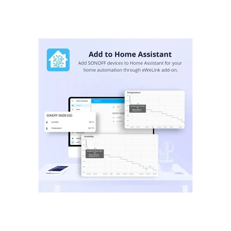 SONOFF SNZB-02D - Temperature Humidity Sensor ZIGBEE LCD Display