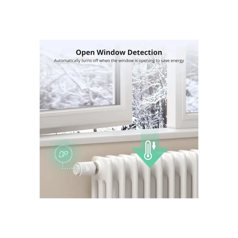 SONOFF TRVZB - Vanne Thermostatique Radiateur Intelligente Zigbee 3.0