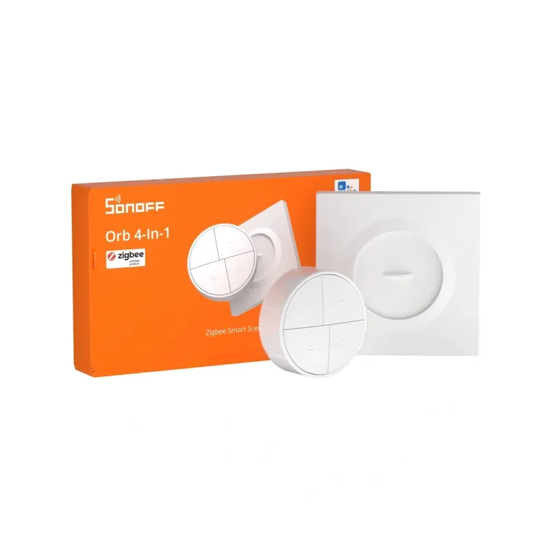 SONOFF SNZB-01M Orb 4-In-1 - Interrupteur de scène sans fil Zigbee 3.0 4 boutons