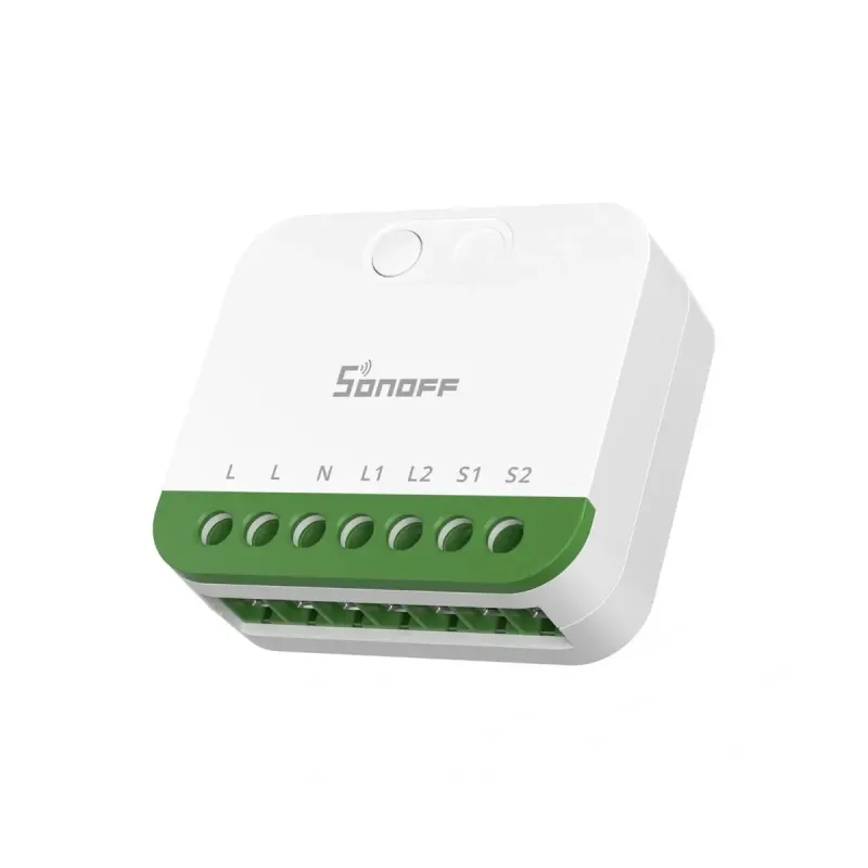 SONOFF MINI-2GS MINI DUO - Interrupteur connecté double canal Matter Wi-Fi 16A