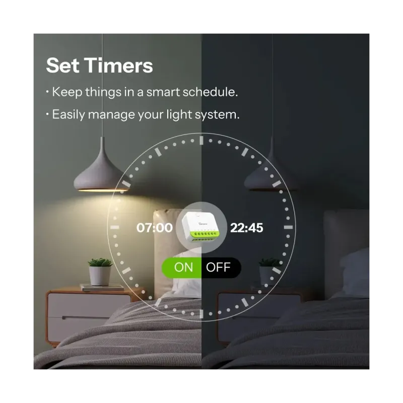 SONOFF MINI-ZB2GS MINI DUO - Zigbee 3.0 Dual Channel Smart Switch 16A