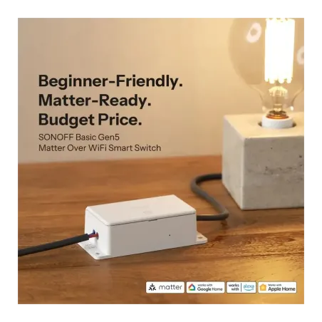 SONOFF BASIC-1GS Basic Gen5 - Matter Wi-Fi Einzelkanal-Schalter 10A