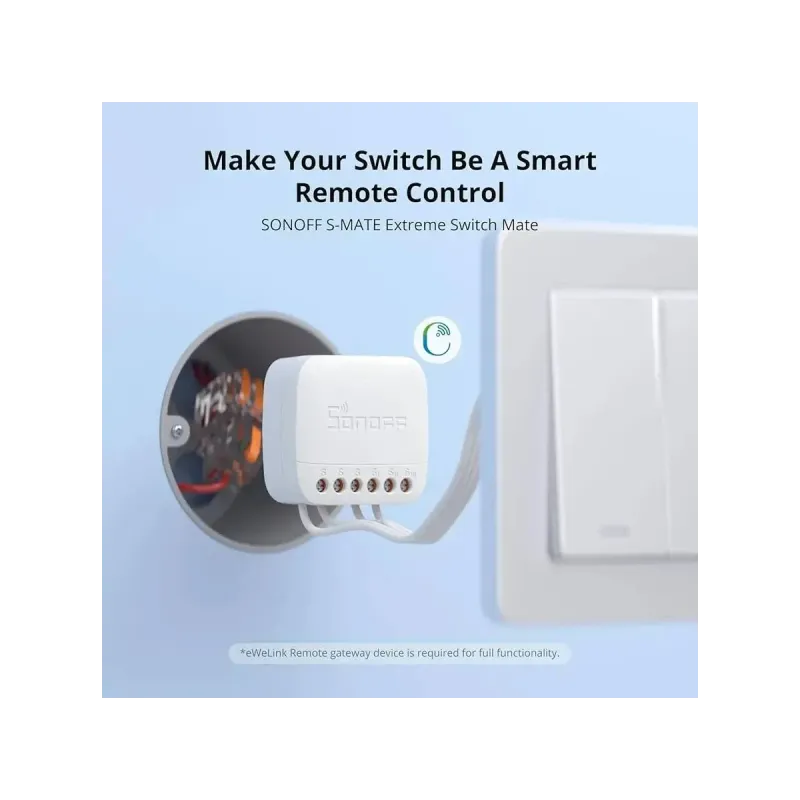 SONOFF S-MATE2 Switch Mate - Interfaccia wireless per interruttori a parete eWeLink-Remote