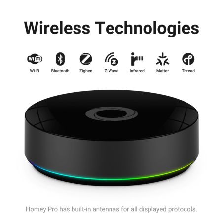 Homey Pro (2026) - Hub domotico universale 4GB RAM Zigbee Z-Wave Matter Thread Wi-Fi
