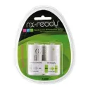 Enix - Pack de 2 accus Nimh D NX READY 1.2V 8000mAh