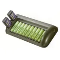 Enix - Chargeur de piles pour 10AA ou 10AAA ou 9V
