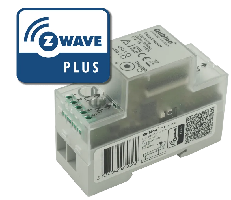 Qubino - Z-Wave+ Smart Energy Meter DIN-Module (Qubino Smart Meter ZMNHTD1)