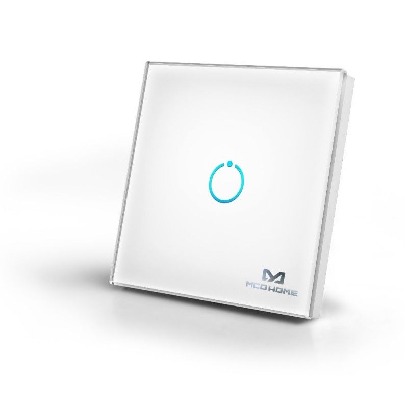 MCO Home - Interruttore Touch Panel Z-Wave 1 Tasti, bianco (MH-S411) MCO Home - Interruttore Touch Panel Z-Wave 1 Tasti, bianco (MH-S411)