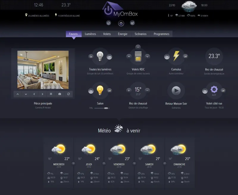 MyOmBox - box domotique MyHome, Legrand, Bticino
