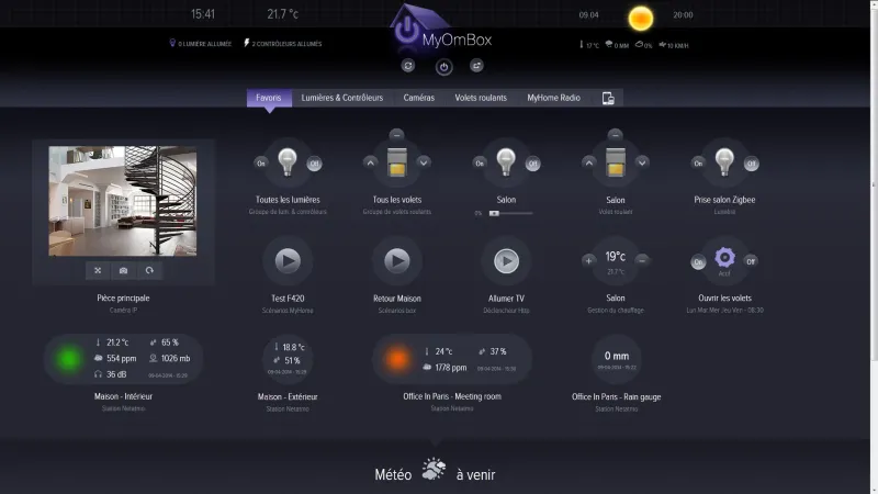 MyOmBox - box domotique MyHome, Legrand, Bticino