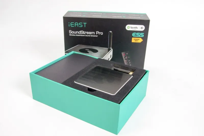 iEAST Soundstream PRO - Récepteur audio HD sans fil Multiroom DLNA AirPlay DAC Sabre ES9023 (iEAST M30)