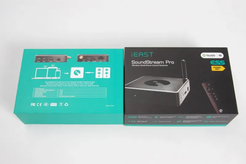 iEAST Soundstream PRO - Récepteur audio HD sans fil Multiroom DLNA AirPlay DAC Sabre ES9023 (iEAST M30)