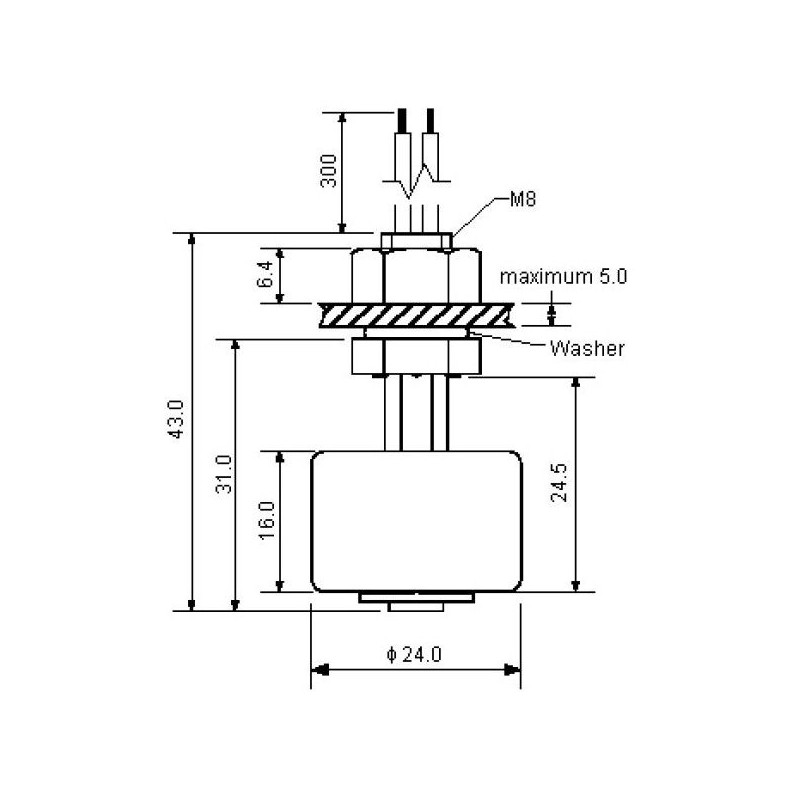 GCE Electronics - Level-Sensor (stromlos offen)