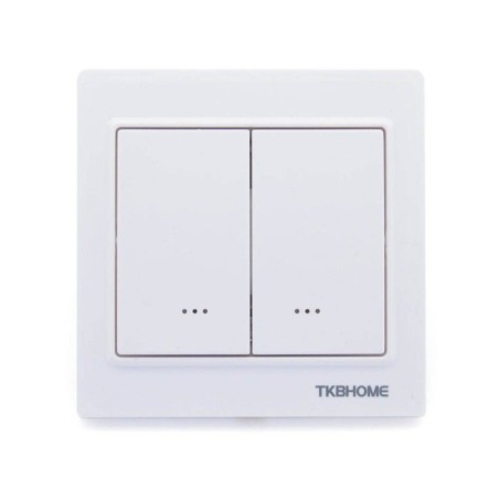 TKB Home - Doppel-Dimmschalter (1 Last) Z-Wave+ Weiss (TZ55D-ZW5)
