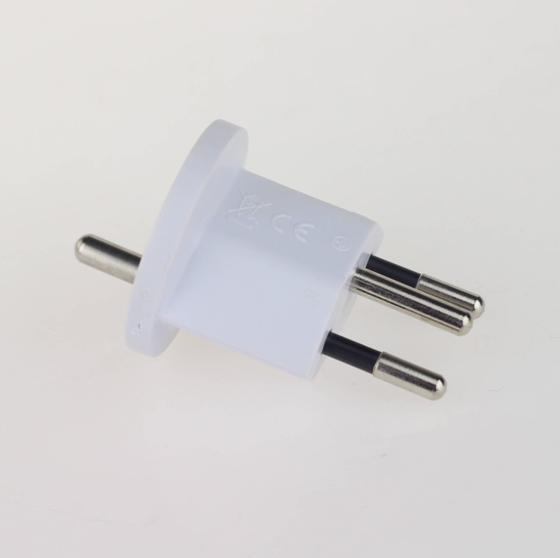 Permanent Schuko adapter for Switzerland (White)