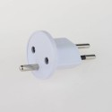 Permanent Schuko adapter for Switzerland (White)