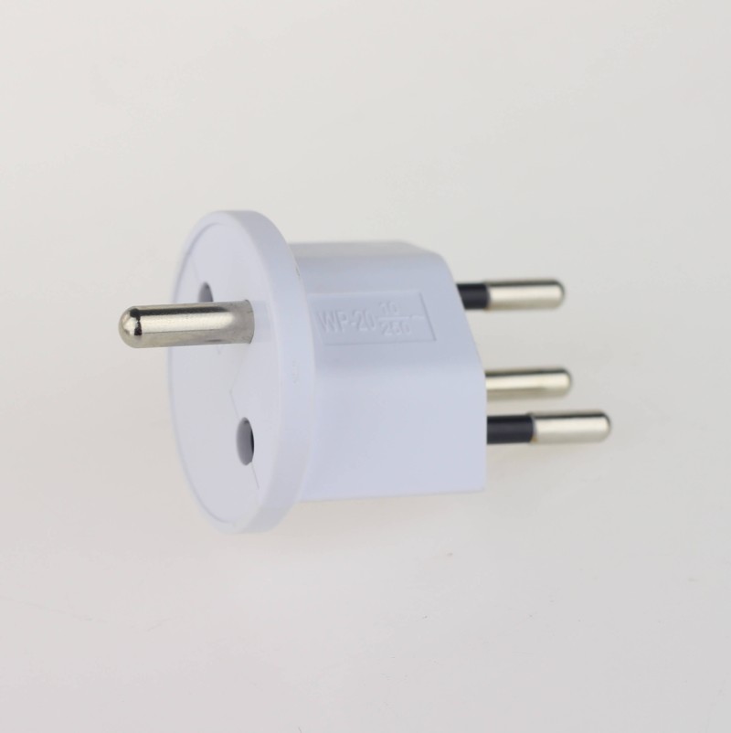 Permanent Schuko adapter for Switzerland (White)