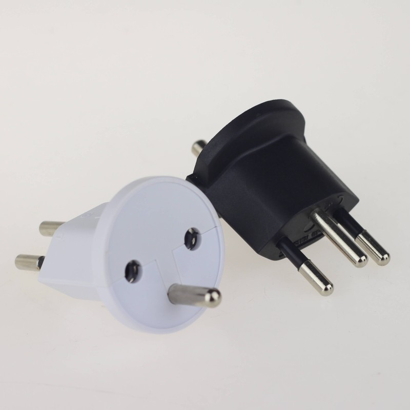 Permanent Schuko adapter for Switzerland (White)