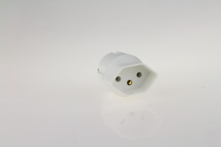 Schuko Swiss Adaptor (White)