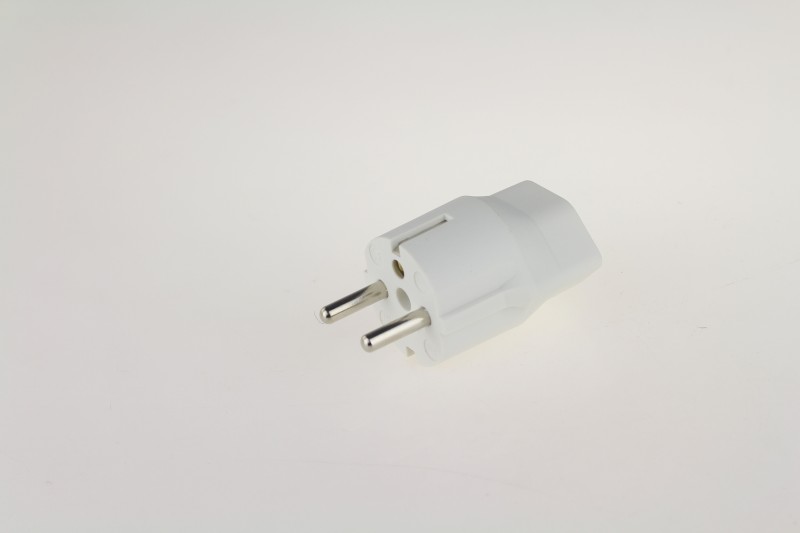 Schuko Swiss Adaptor (White)