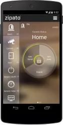 Zipato - Zigbee & Z-Wave+ Home Control System Zipatile - Black