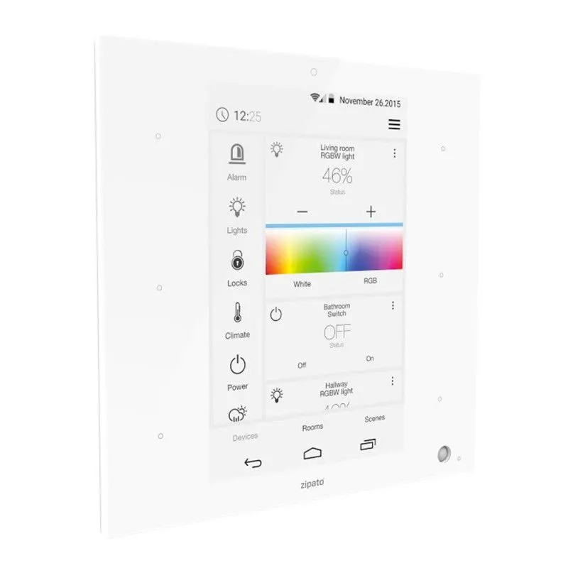 Zipato - Zigbee & Z-Wave+ Home Control System Zipatile - White