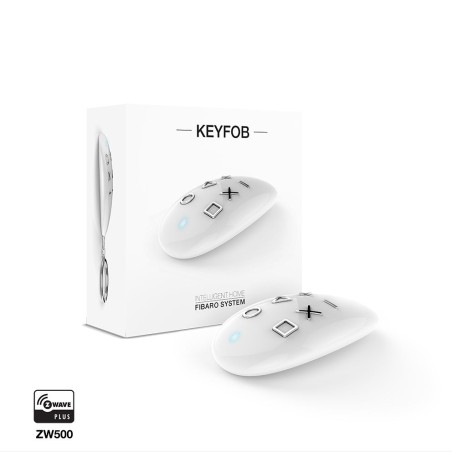 FIBARO - Télécommande porte-clés Z-Wave+ FGKF-601 (FIBARO KeyFob)