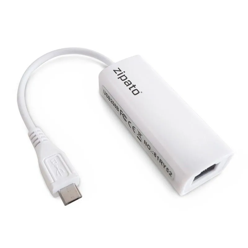 Zipato - Adaptateur Micro-USB vers Ethernet pour Zipatile