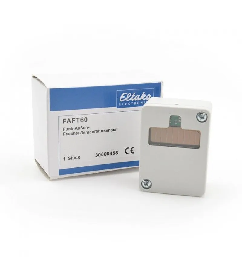 Eltako - Sonde EnOcean d'humidité et température pour montage extérieur FAFT60