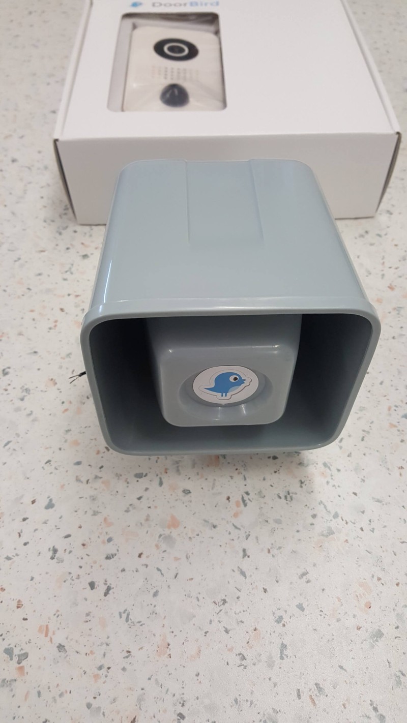 DoorBird - A001 Combi Horn Speaker/Siren for BirdGuard (Includes Amplifier within the BirdGuard)