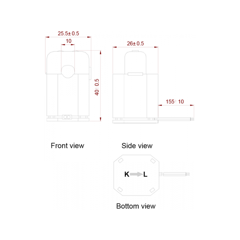 GCE Electronics - Pince 10A pour module X400-CT ou RT2