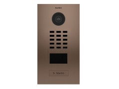 Doorbird - Portier vidéo connecté D2101BV - 1 sonnette avec lecteur de badge RFID (bronze)