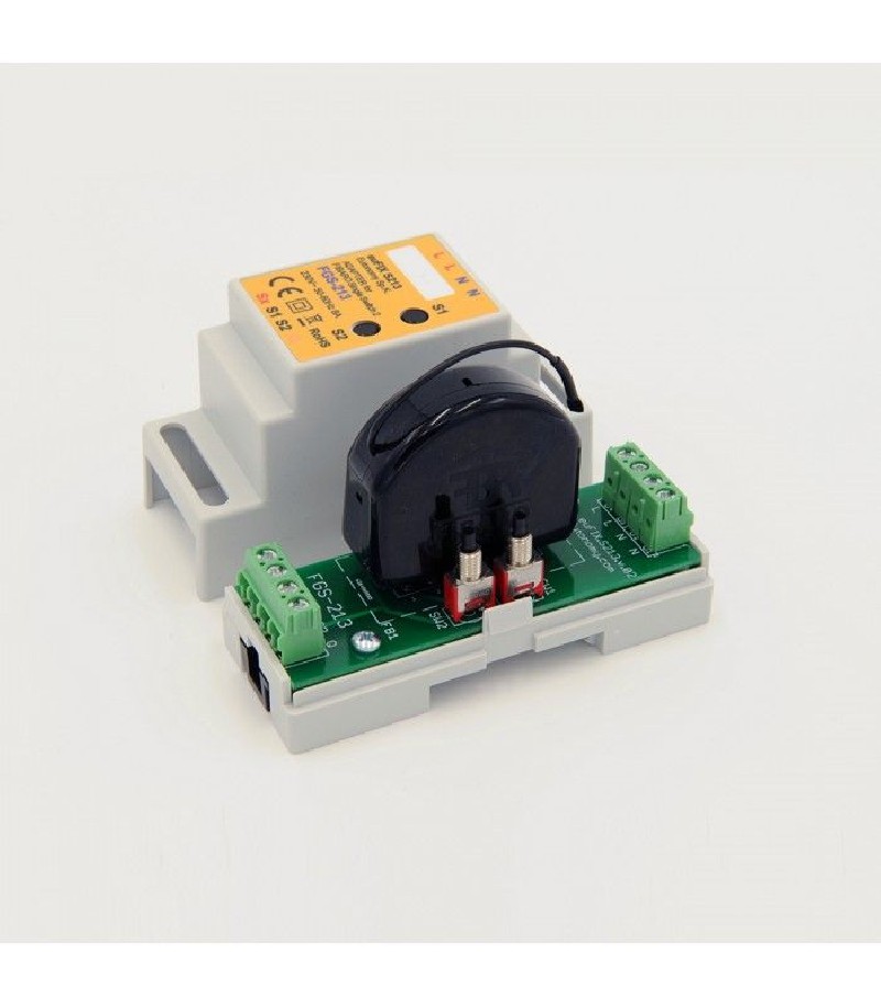 Eutonomy - Adaptater euFIX DIN for Fibaro FGS-213 / FGBHS-213 (with push-buttons)