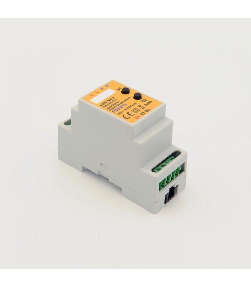 Eutonomy - Adaptater euFIX DIN for Fibaro FGS-213 / FGBHS-213 (with push-buttons)