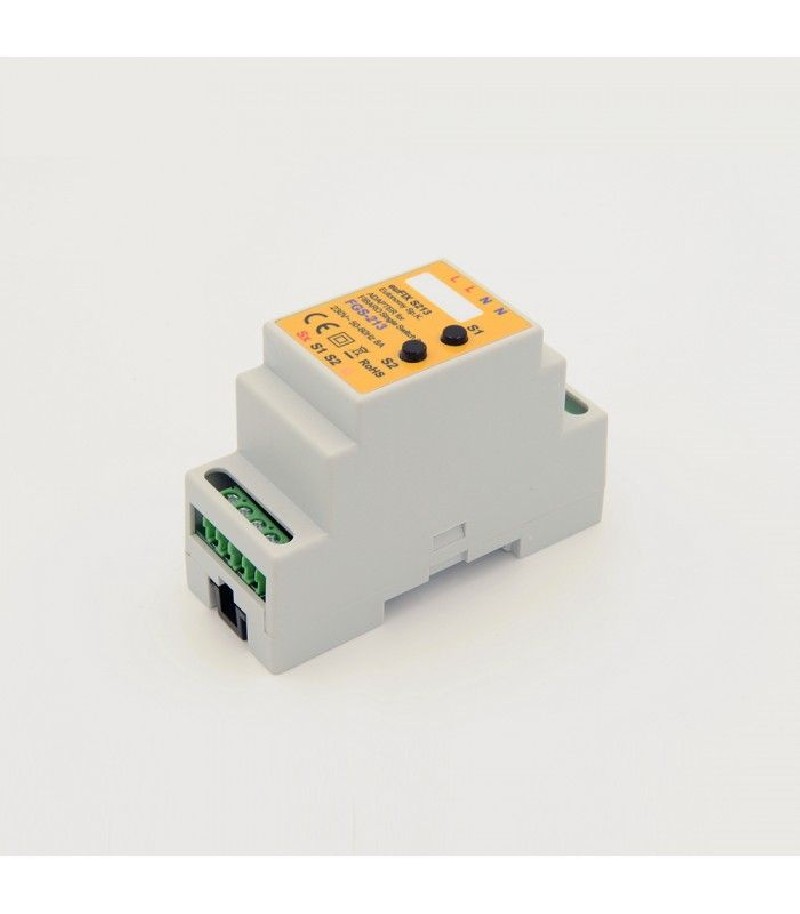 Eutonomy - Adaptater euFIX DIN for Fibaro FGS-213 / FGBHS-213 (with push-buttons)