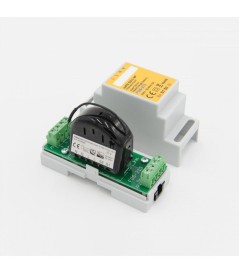 Eutonomy - Adaptater euFIX DIN per Fibaro FGS-213 / FGBHS-213 (senza pulsanti)