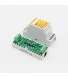 Eutonomy - Adaptater euFIX DIN per Fibaro FGS-213 / FGBHS-213 (senza pulsanti)
