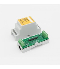 Eutonomy - Adaptater euFIX DIN per Fibaro FGS-213 / FGBHS-213 (senza pulsanti)