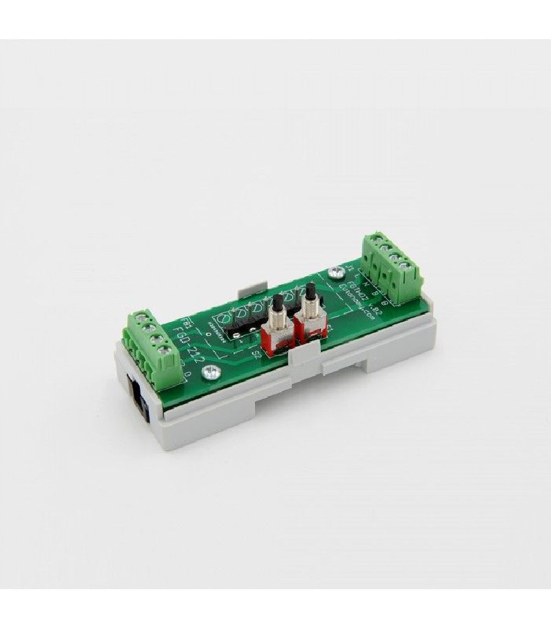 Eutonomy - Adapter euFIX DIN für Fibaro FGD-212 (mit Mikroschalter)