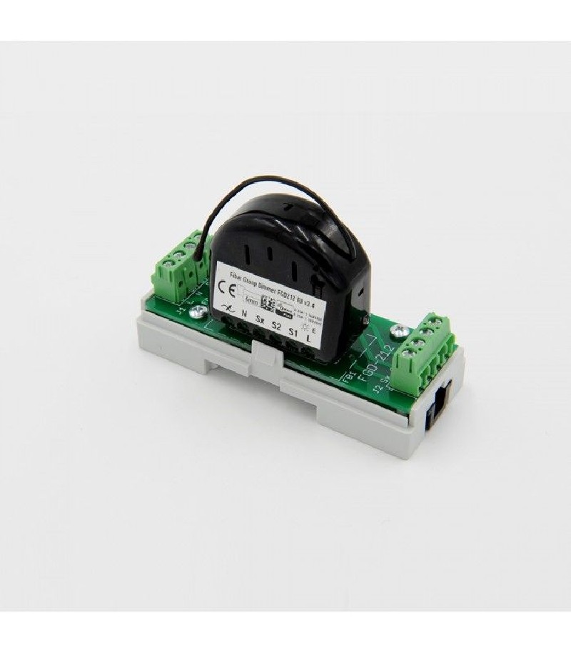 Eutonomy - Adaptater euFIX DIN per Fibaro FGD-212 (con pulsanti)