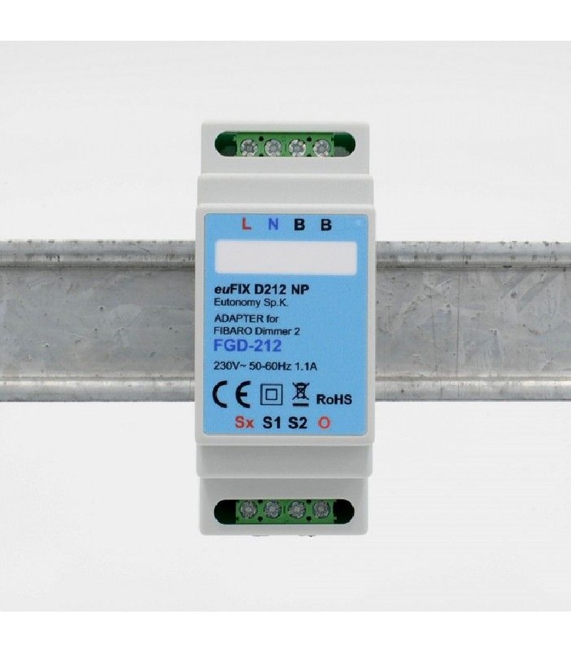 Eutonomy - Adaptater euFIX DIN per Fibaro FGD-212 (senza pulsanti) Eutonomy - Adaptater euFIX DIN per Fibaro FGD-212 (senza pulsanti)